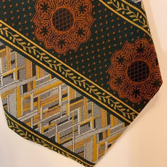 Vintage Armando collection polyester wide striped neck tie - Picture 8 of 8